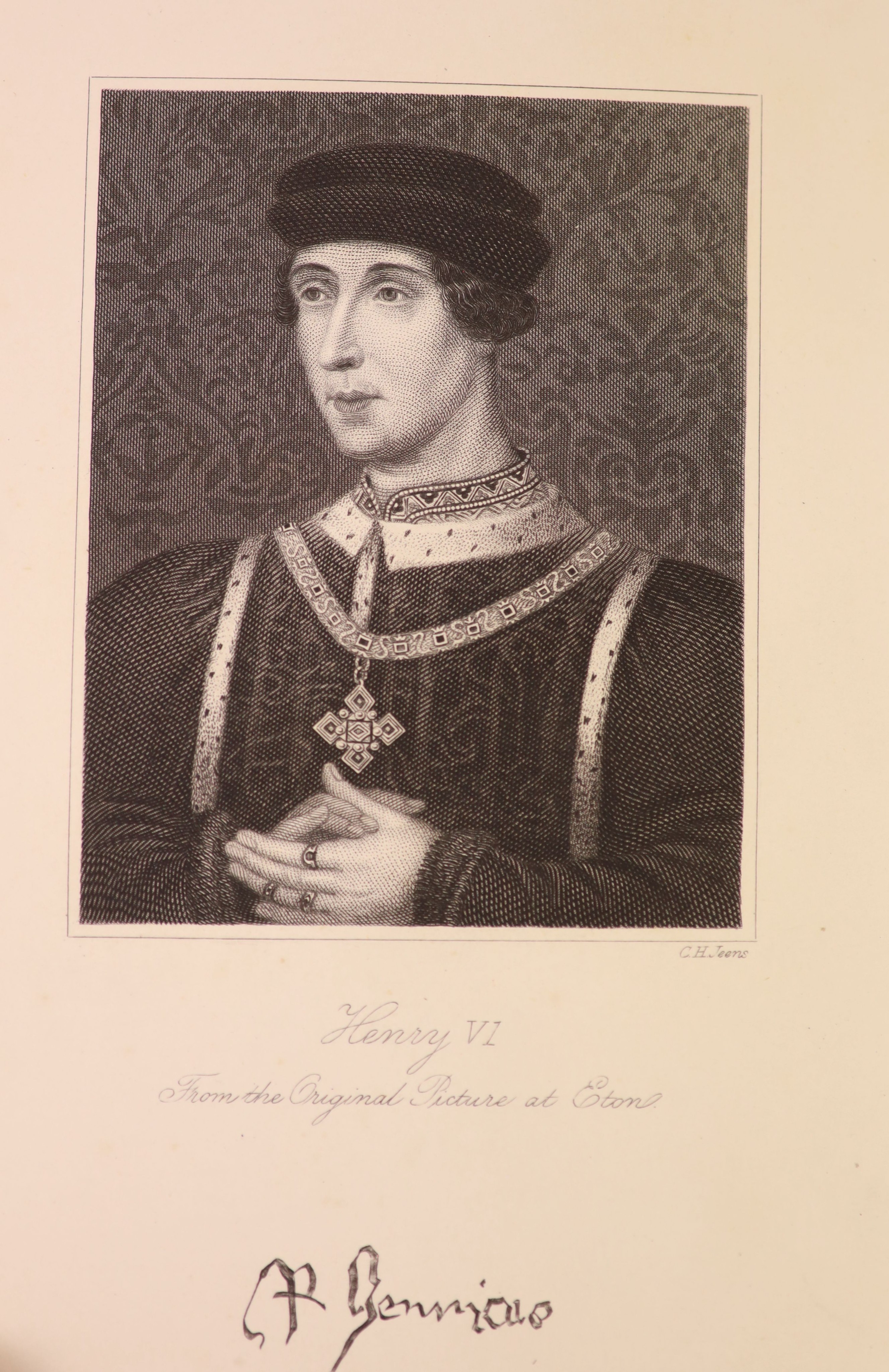 Maxwell-Lyte, Sir Henry Churchill - A History of Eton College (1440-1898). 3rd edition, revised throughout and greatly enlarged. Title page vignette, 5 plates (2 coloured and 1 coloured folding map) and 66 wood engraving